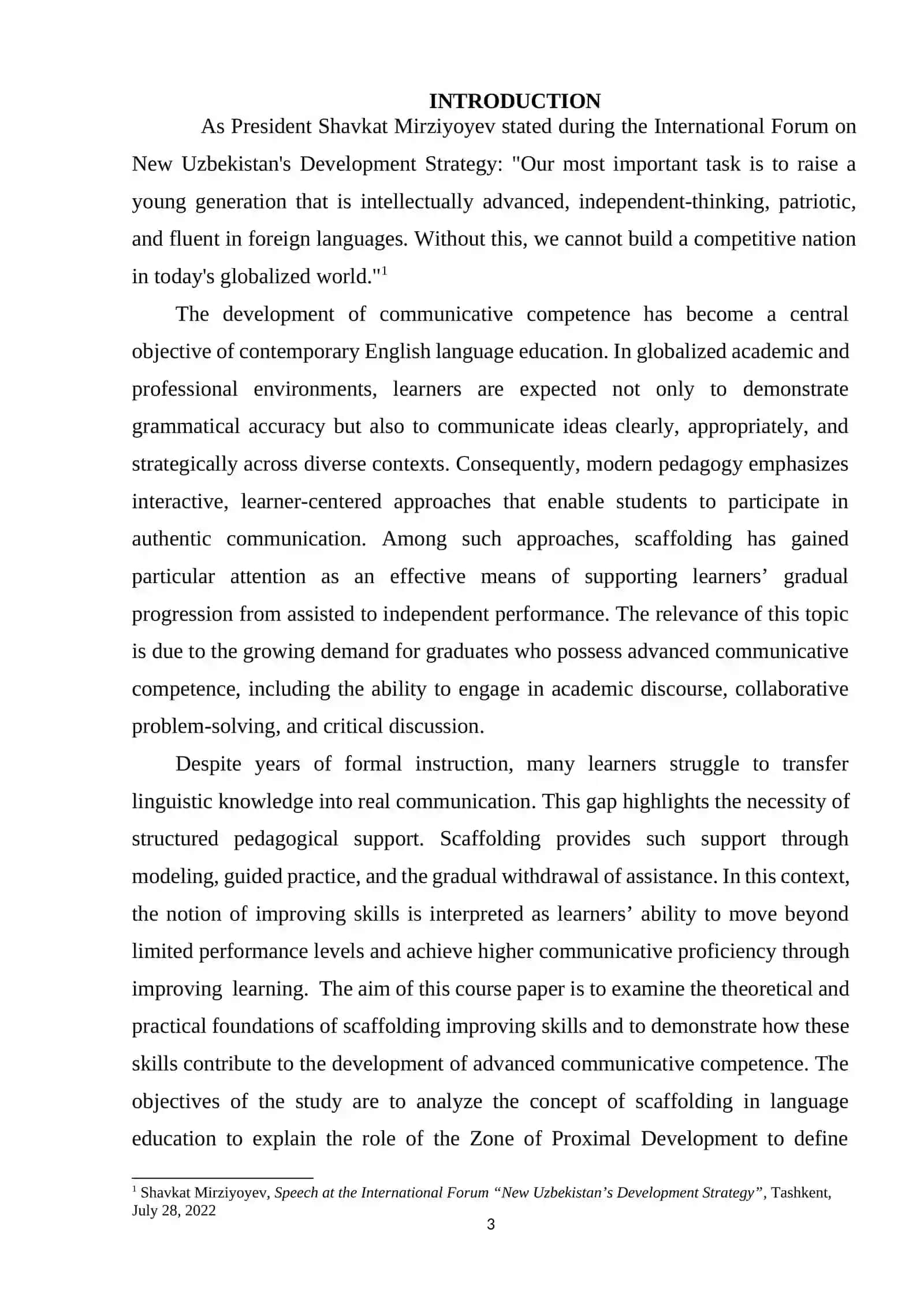 SCAFFOLDING DEBATING SKILLS TO FOSTER ADVONCED COMMUNICATIVE COMPETENCE 3