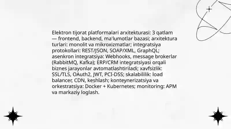 Elektron biznes va mobil tijoratning amaliy mexanizmlari 3