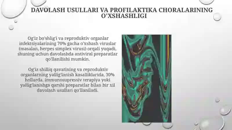 Og'iz shilliq qavatidagi o'zgarishlar va reproduktiv salomatlik 3