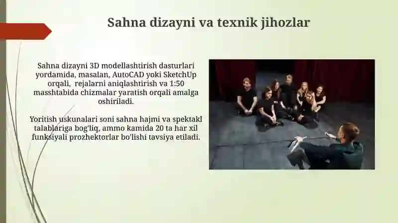 Sahnalashtirilgan òyinlarni tashkil etish va sahnalashtirish 3
