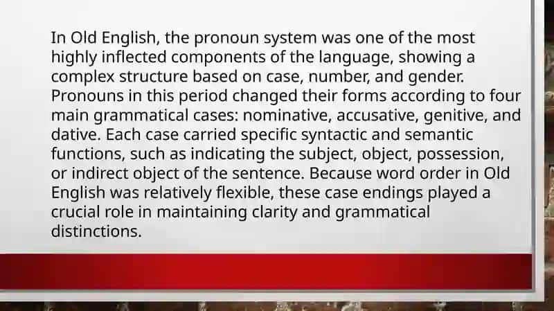 The Historical Development of Pronoun Declensions 3