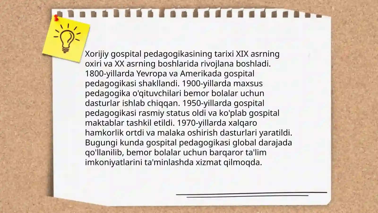 Xorijda gospital pedagogika fanining rivojlanish tarixi 3