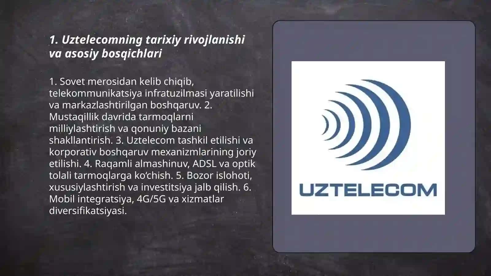 Uztelecom haqida 3