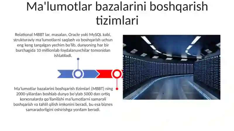 Ma'lumotlar bazalari va katta xajmdagi malumotlar bilan ishlash texnologiyalari 3
