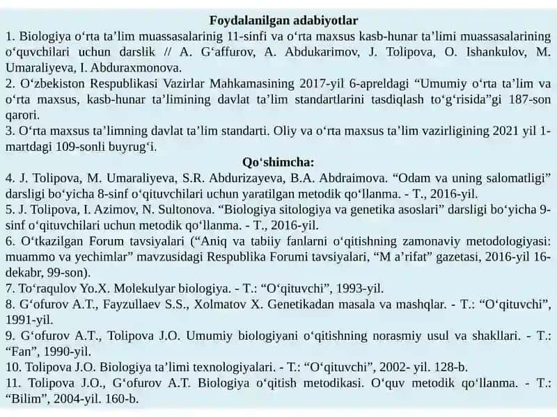TIRIK ORGANIZMLARNING KIMYOVIY TARKIBI VA UNING DOIMIYLIGI 3