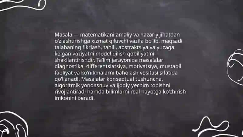 Abdullayeva Dilnura Matematika oʻqitish metodikasi 3