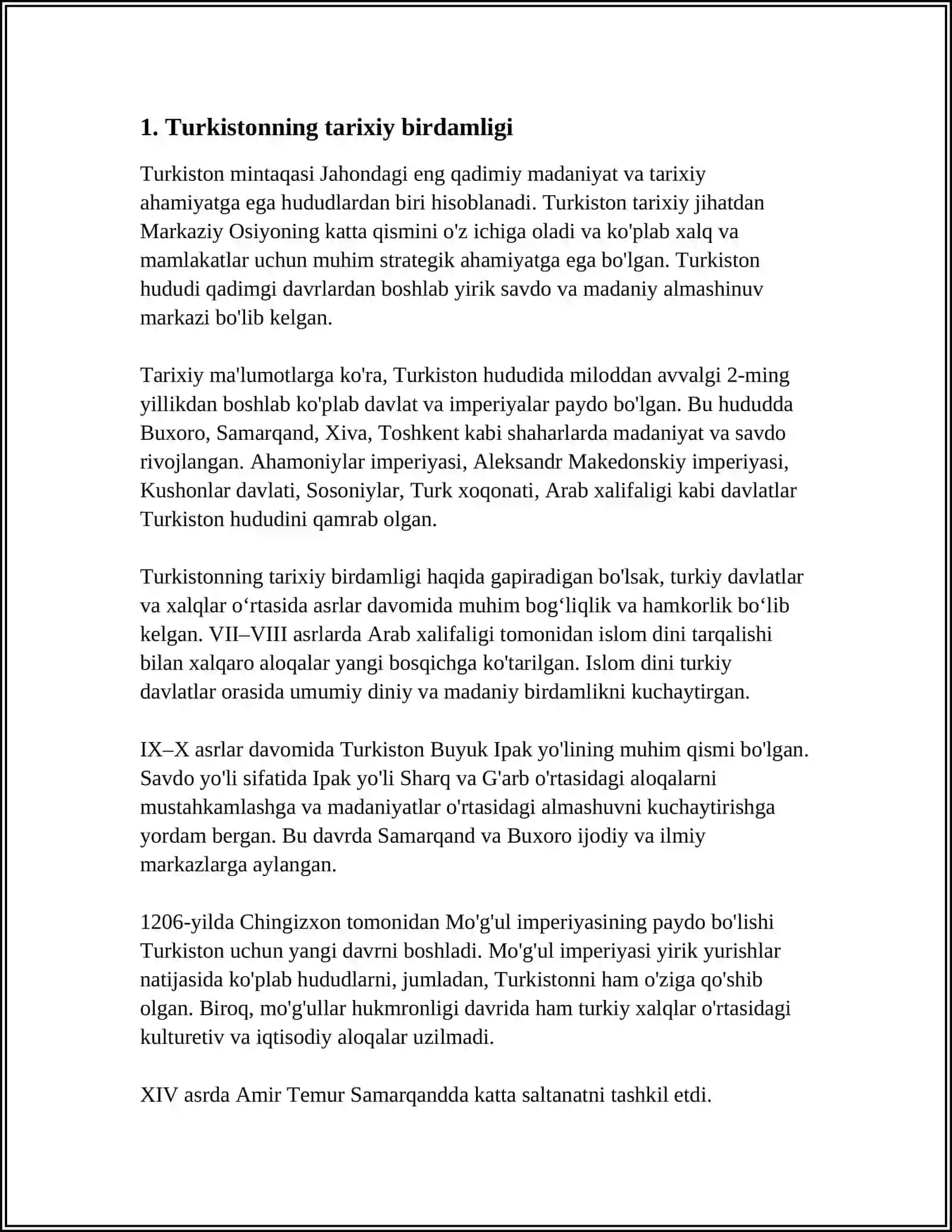 TURKISTONNING PARCHALANIB KETISHI 3