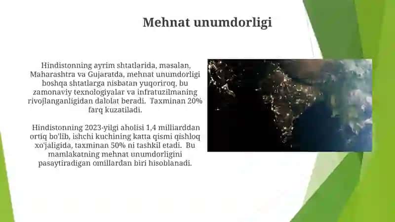 Hindistonning aholisi va mehnat resurslari 3