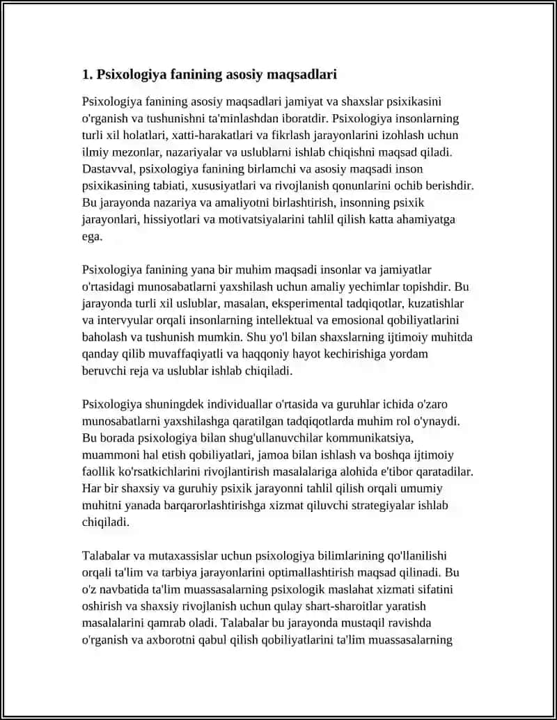 PSIXOLOGIYA FANINING MAQSAD VA VAZIFALARI 3