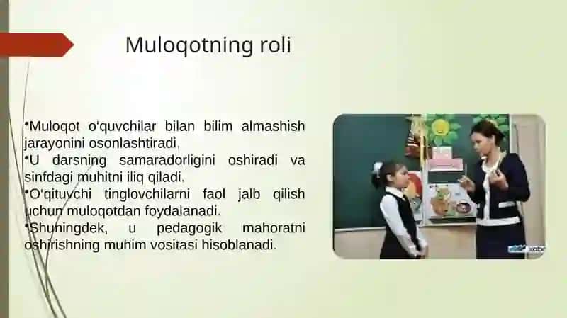 Yosh o‘qituvchining pedagogik mahoratini takomillashtirishda muloqotni ahamiyat 3