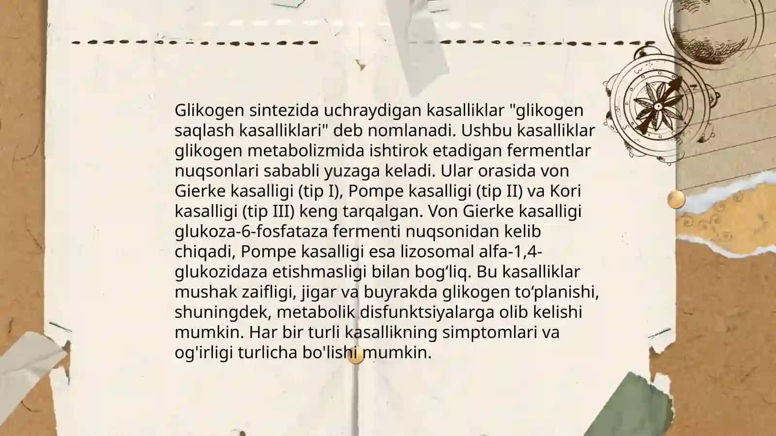 Glikogen kasalliklari 3