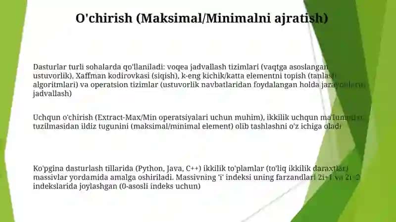 Toʻplam ma'lumotlar tuzilmasi va uning metodlari bilan ishlash 3
