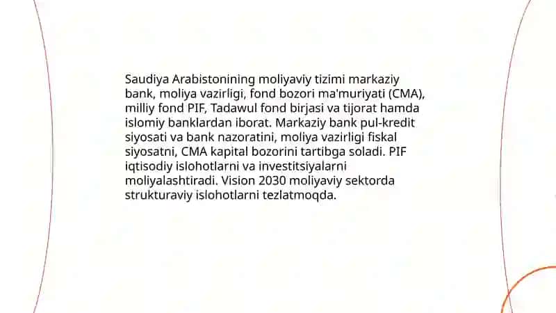 Saudiya Arabistoni moliya tizimi va inqirozlari 3