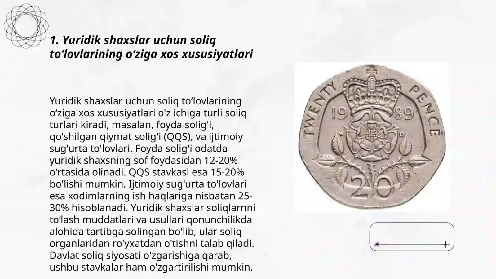 Soliq toʻlovchilarning ayrim toifalariga soliq solishning oʻziga xos xususiyatlari 3
