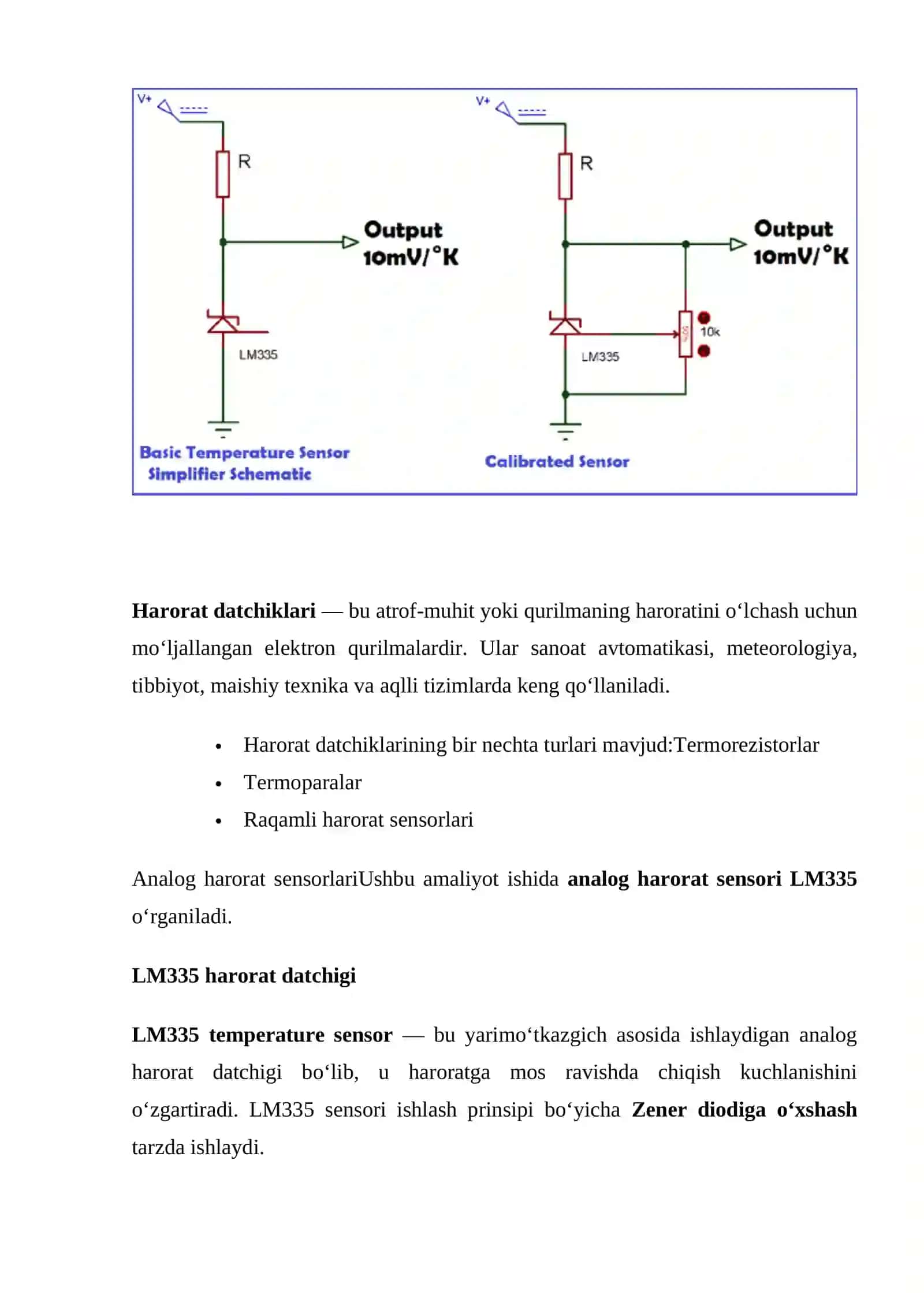 Harorat datchiklari ishlash tamoyillari 3