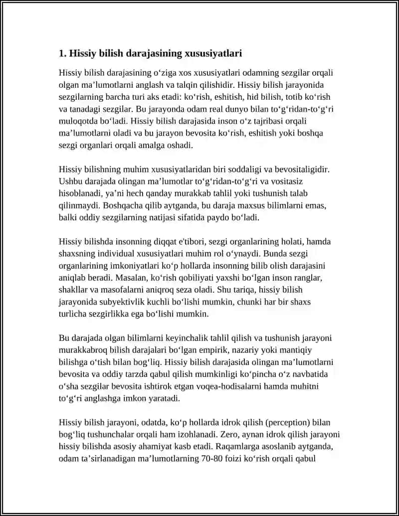 HISSIY EMPIRIK NAZARIY MANTIQIY VA INTUITIV BILISH DARAJALARI 3