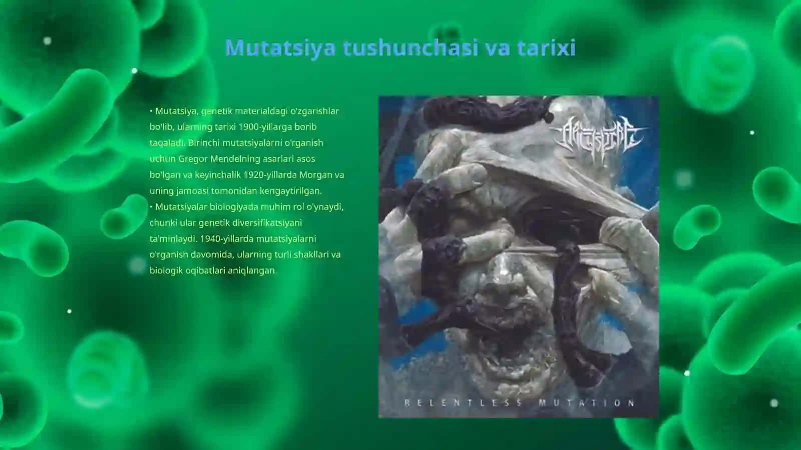 Mutatsiyalar sabablari, shakllari, ahamiyati va biologik oqibatlari 3