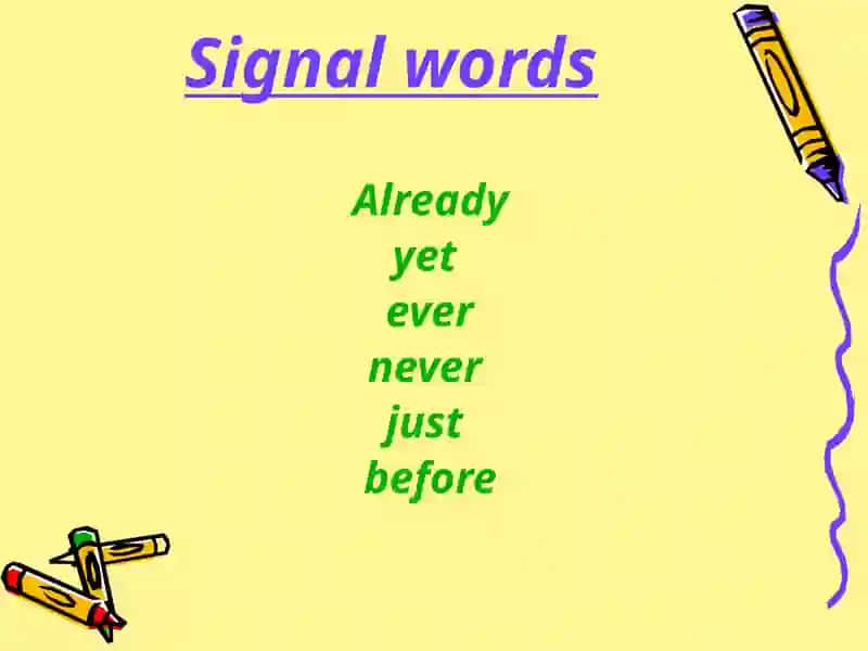 Present Perfect Tense in English 3
