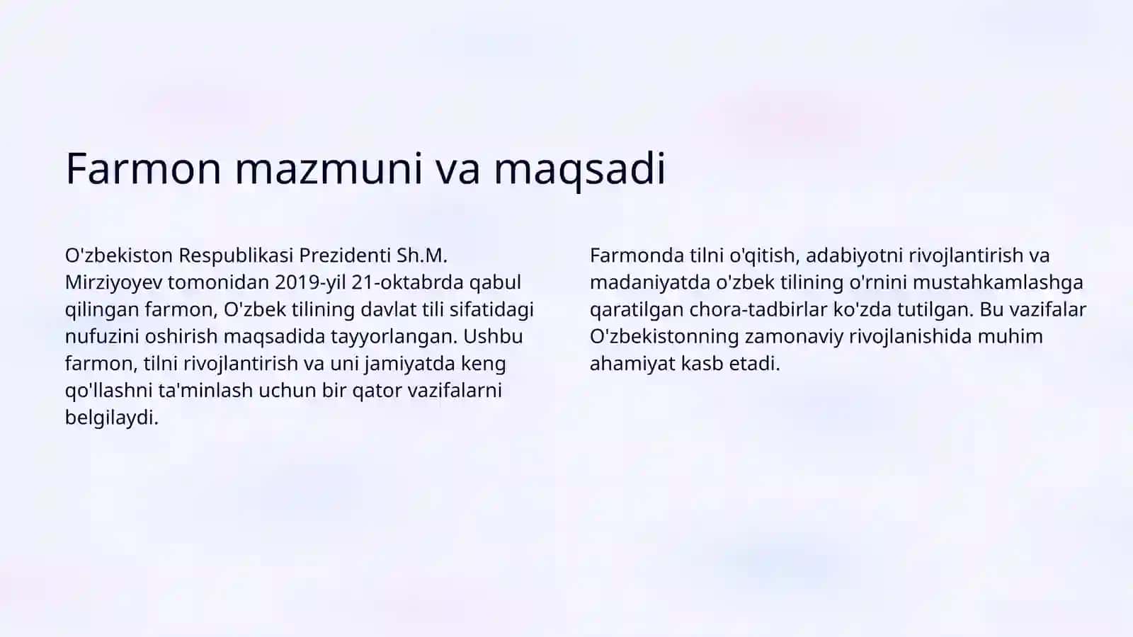 O'zbek tilining nufuzi va mavqei 3