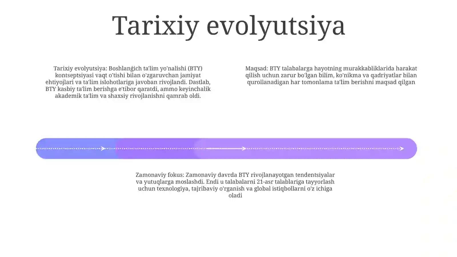 Boshlanģich Ta'LimYònalishingingMaqsadi 3