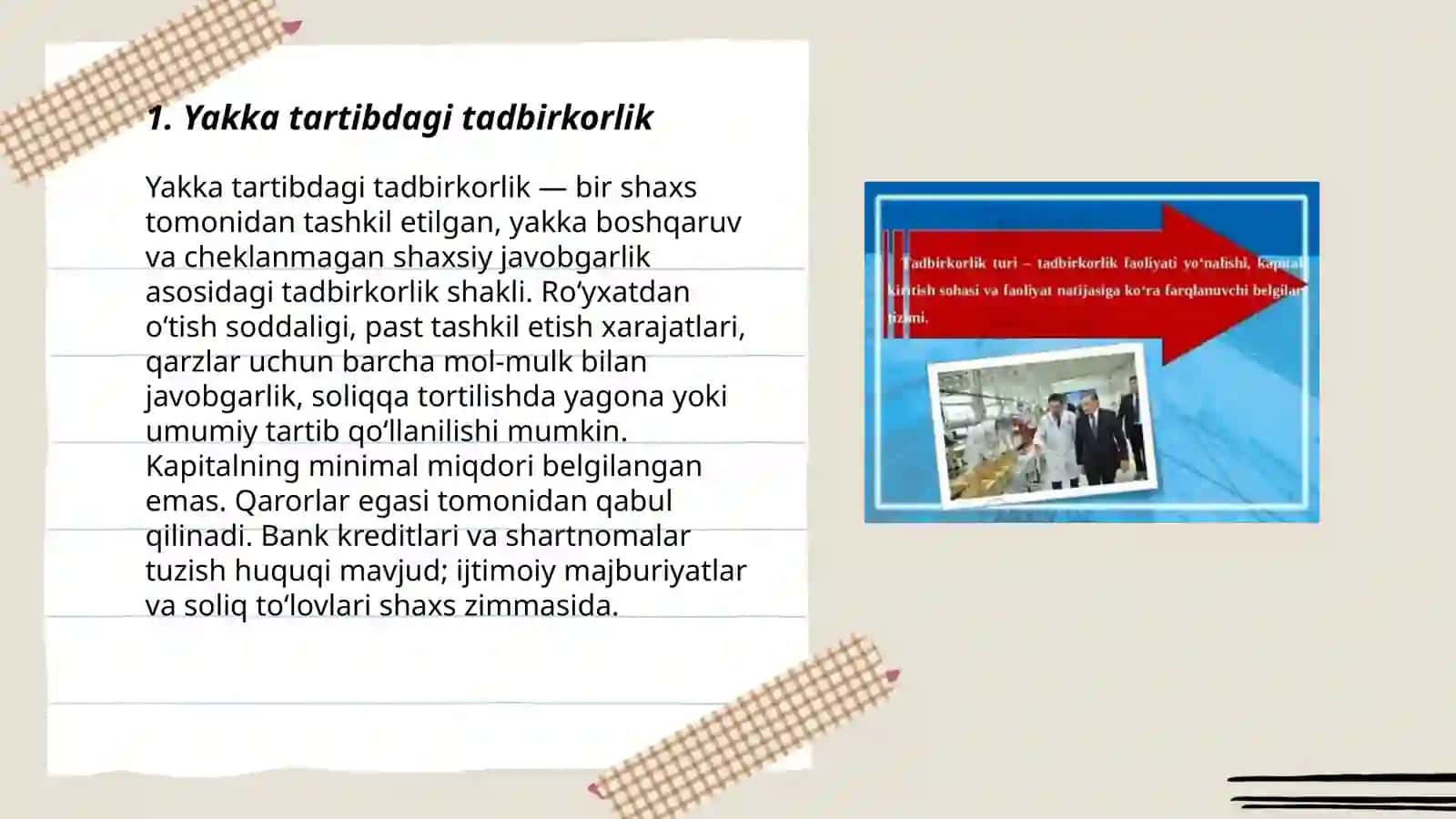 Yakka tartibdagi tadbirkorlik 3