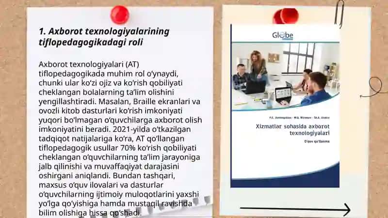 Axborot texnologiyalarining tiflopedagogikadagi roli 3
