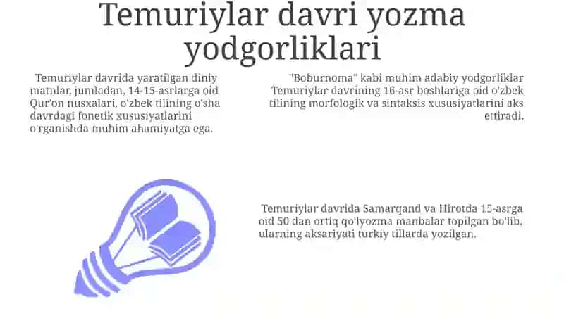 Temuriylar davri òzbek tilshunosligi 3