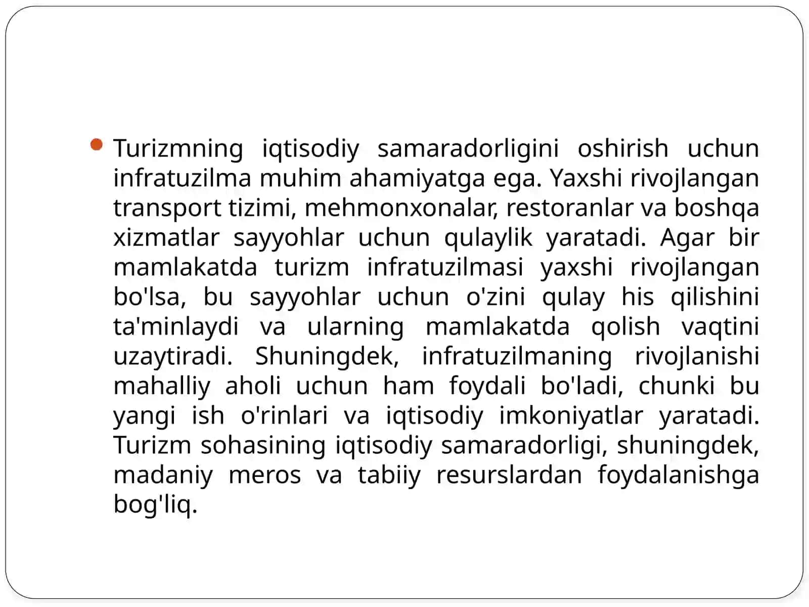 Madaniy turizm mahsulotlari va ularning iqtisodiy samaradorligi 3