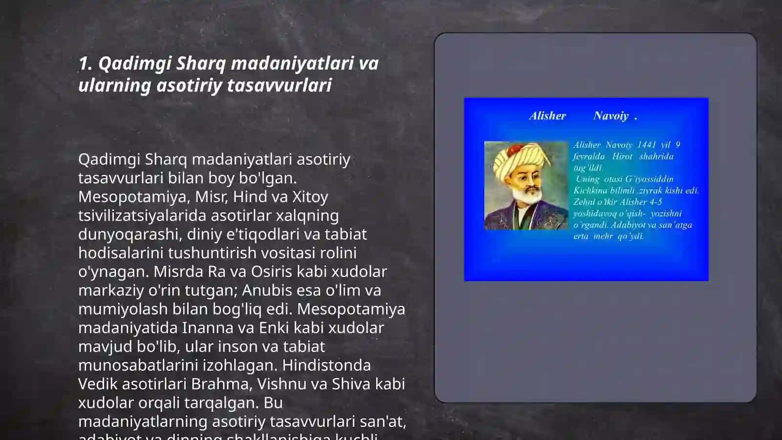 Qadimgi Sharqda asotiriy tasavvurlar va falsafiy bilimlarning paydo bo‘lishi mavzusidan esse tayyorlash 3