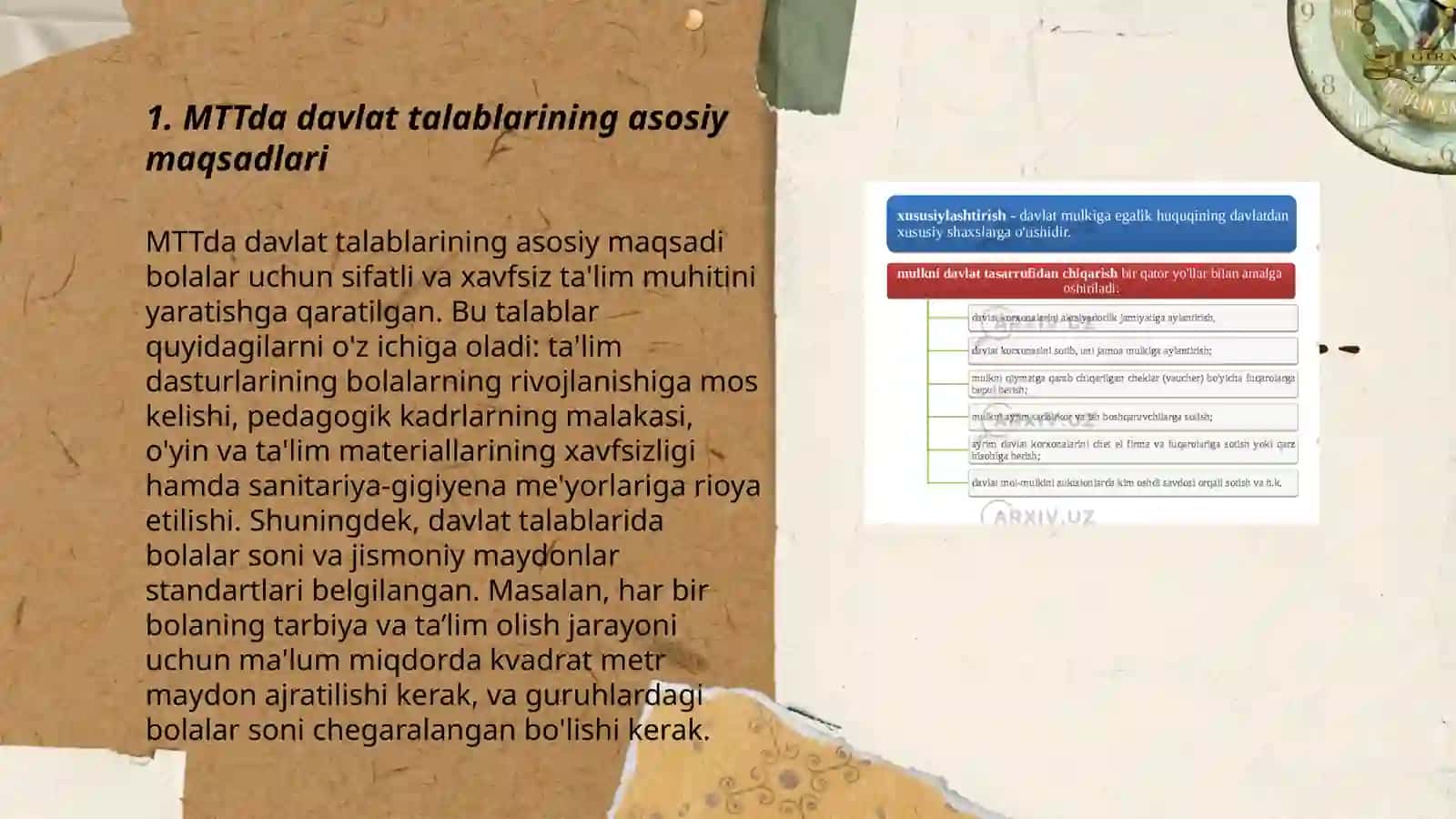 MTTda Davlat talablarining maqsadi vazifalari va rivojlanish sihalari 3
