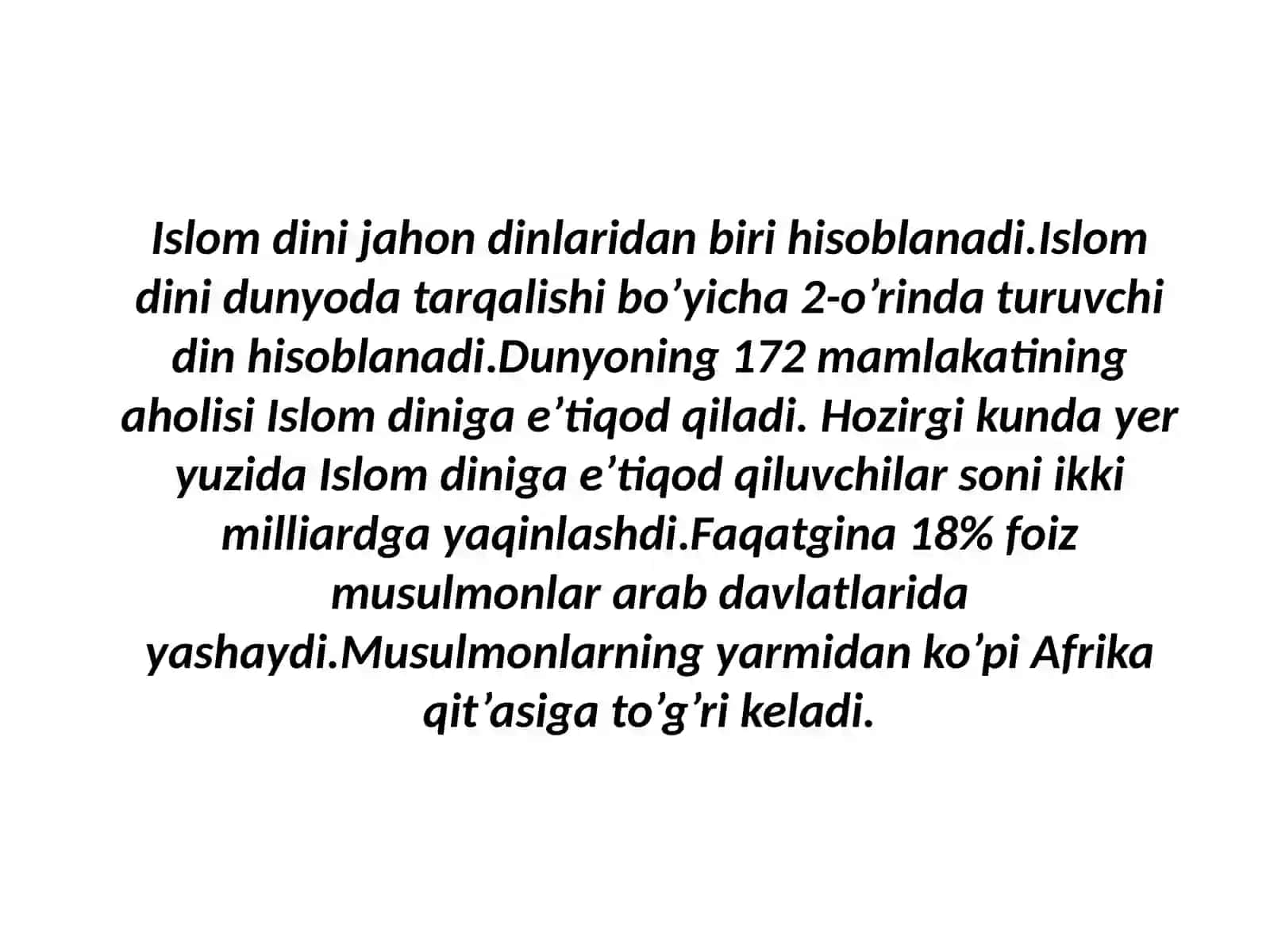 Islom dini tarixi va falsafasi 3