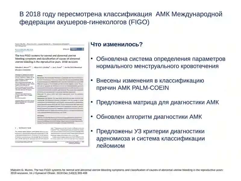 обильные менструальные кровотечения: от теории к практике 3