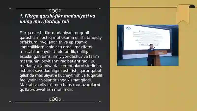 Fikrga qarshi-fikr madaniyati va uning maʼrifatdagi roli 3