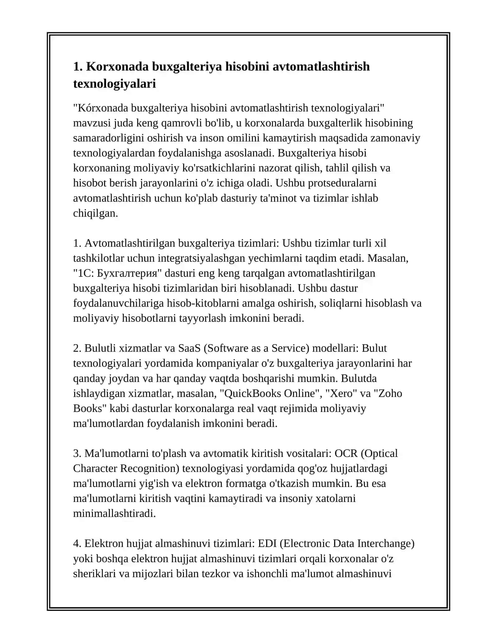 KÁRXANADA ESAPQA ALIW HÁM BAQLAW TEXNOLOGIYASI 3