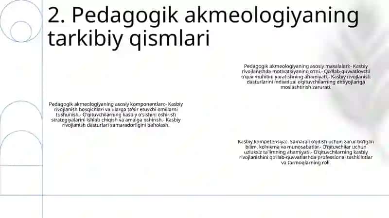 Pedagogik Akmeologiyaning Asosiy Muammolari 3