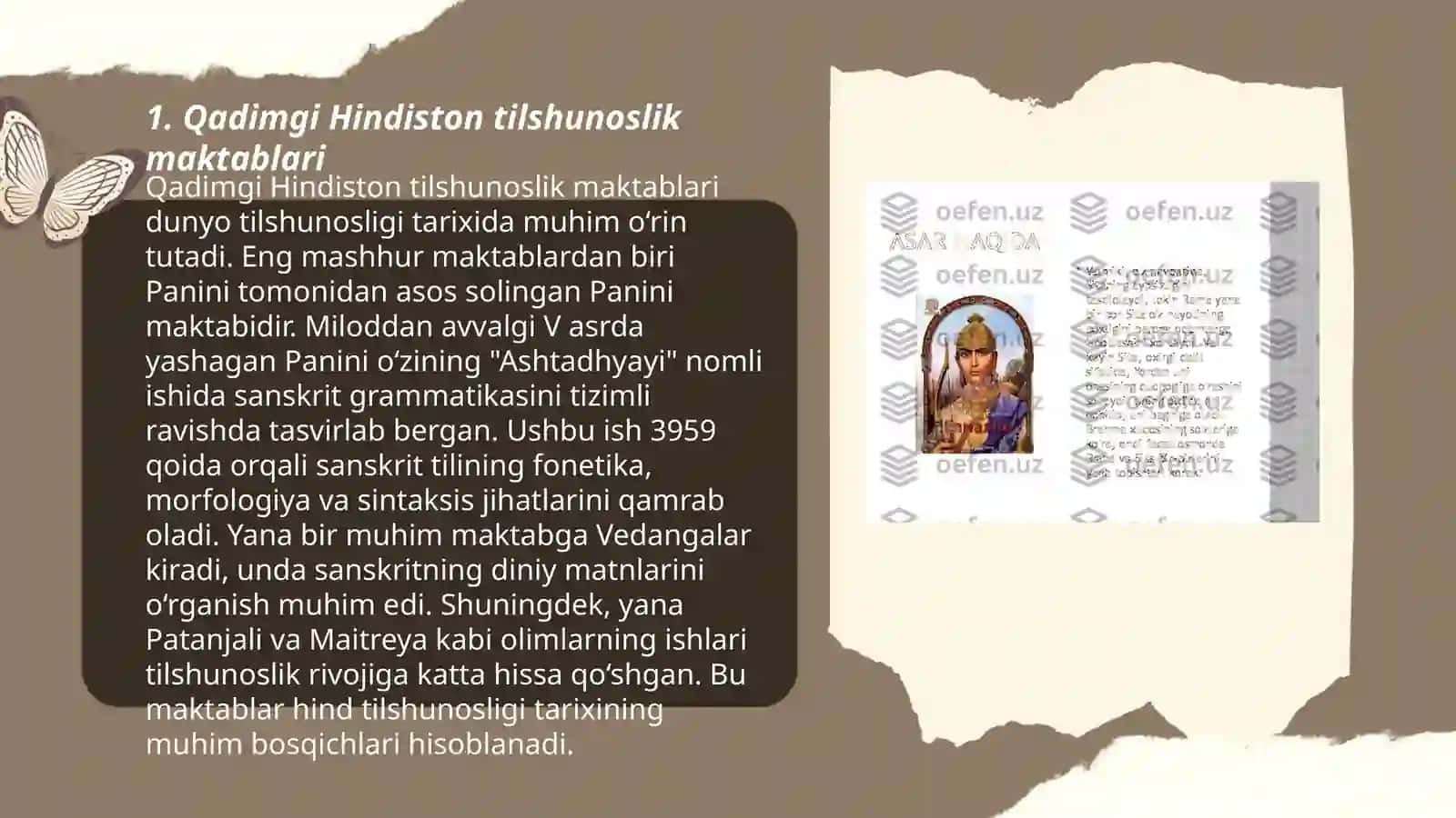 Qadimgi Hindiston tilshunoslik maktablari 3