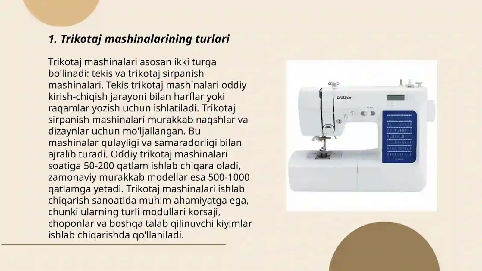 To'qimachilik mahsulotlari texnologiyasi va jihozlari 3