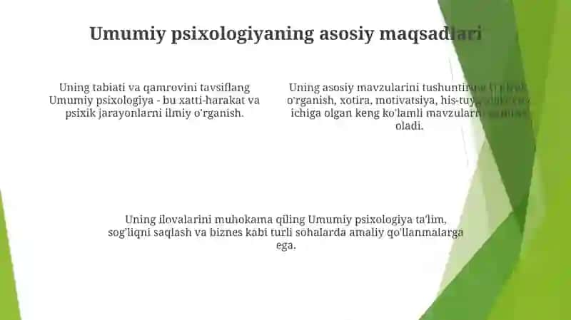 Umumiy Psixologiya Fanining Maqsad Va Vazifalari 3