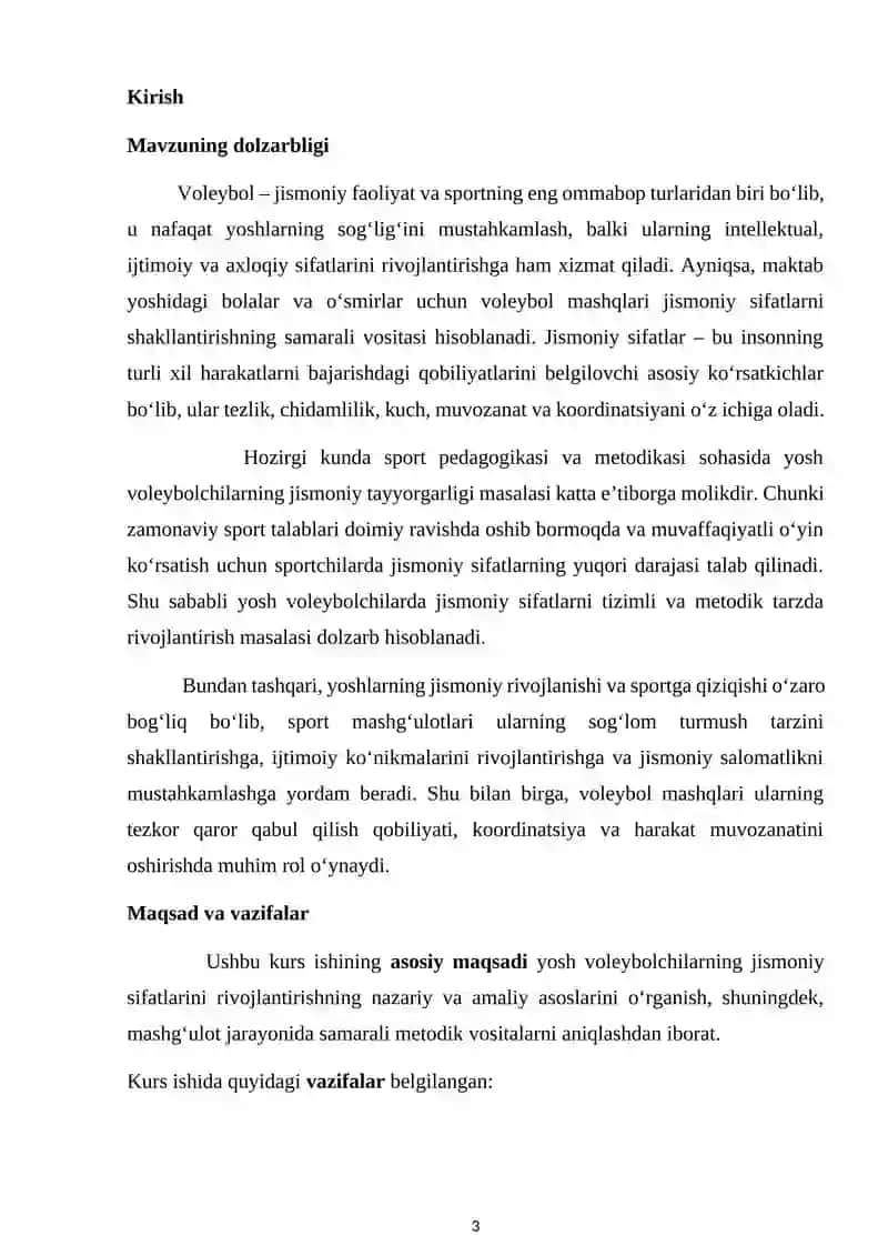 Yosh voleybolchilarning jismoniy sifatlarini  tarbiyalash asoslari 3