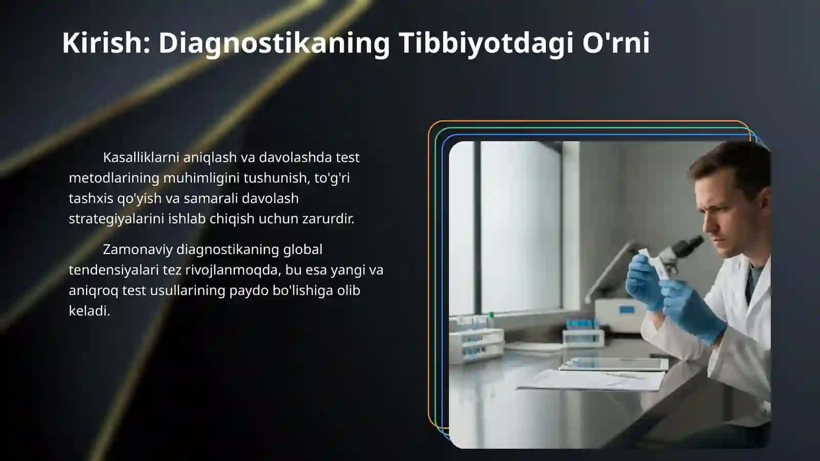 Diagnostikada test metodlaridan foydalanish imkoniyatlari 3