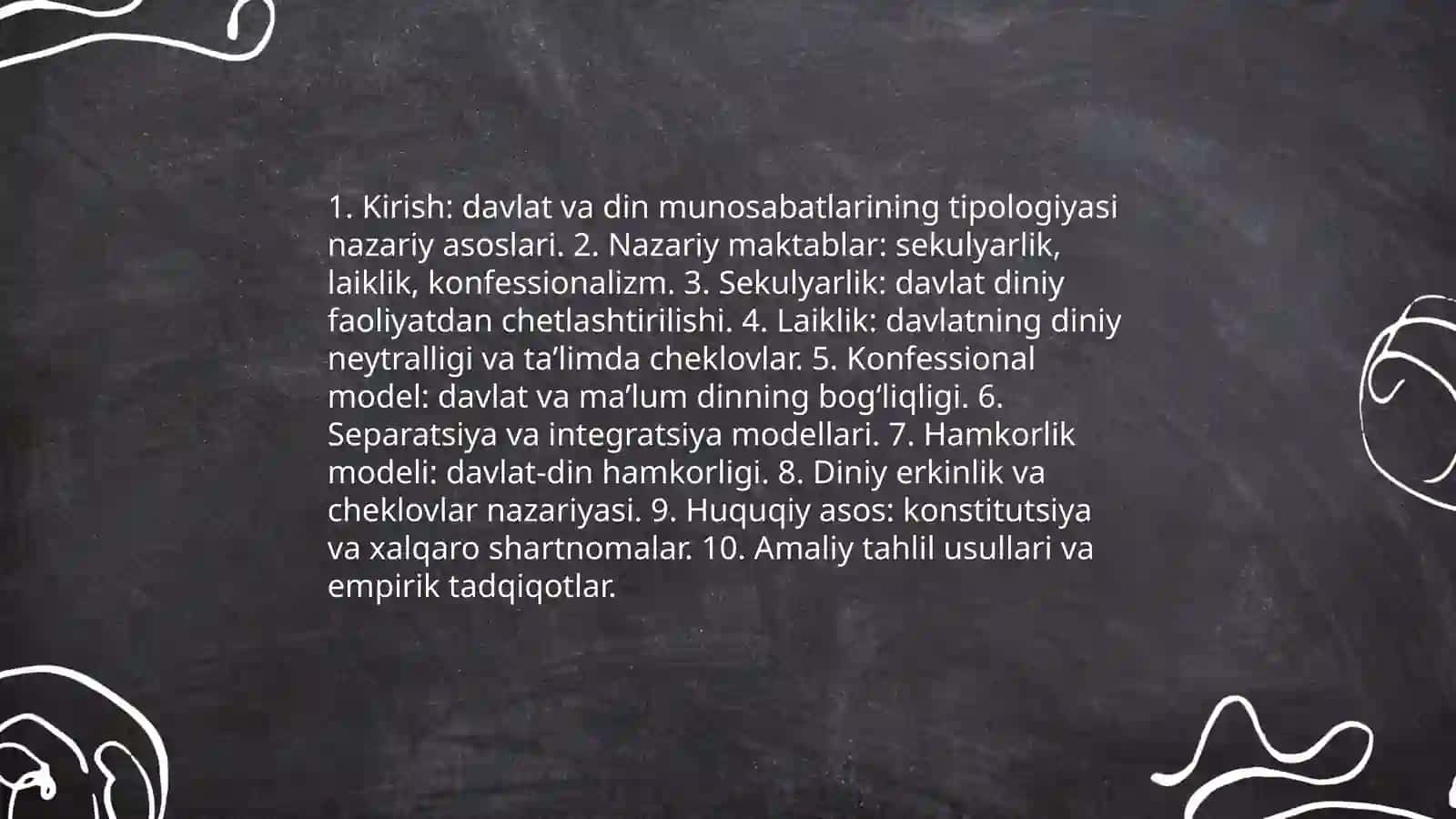 Davlat va din munosabatlarini tartibga solishning tipologiyasi: nazariy asoslar 3