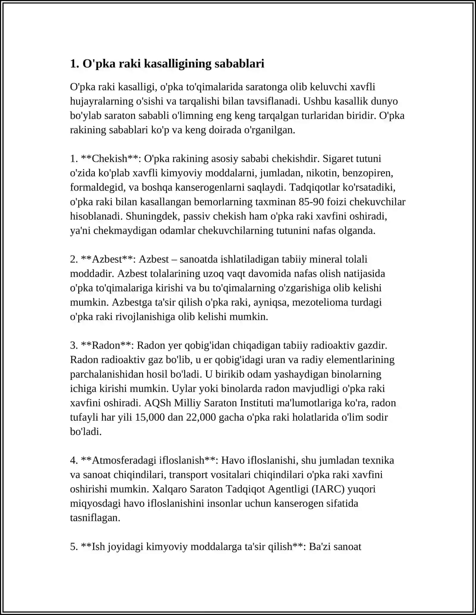 O'PKA RAKI KASALLIGI HAQIDA MA'LUMOT 3
