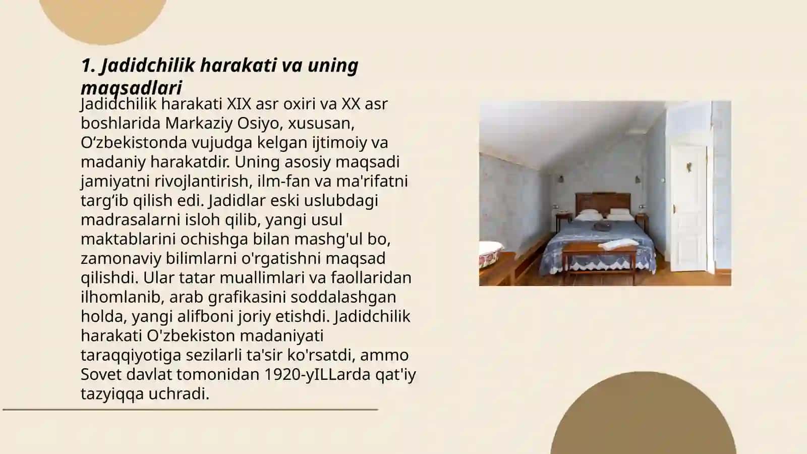 Jadid Ma'rifatparvarlarining o'lka ijtimoiy-ma'naviy hayotida tutgan o'rni 3