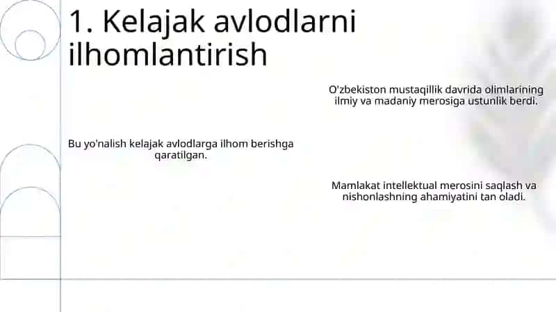 O'tmishni saqlash: O'zbekiston olimlarini e'zozlash bo'yicha harakatlari 3