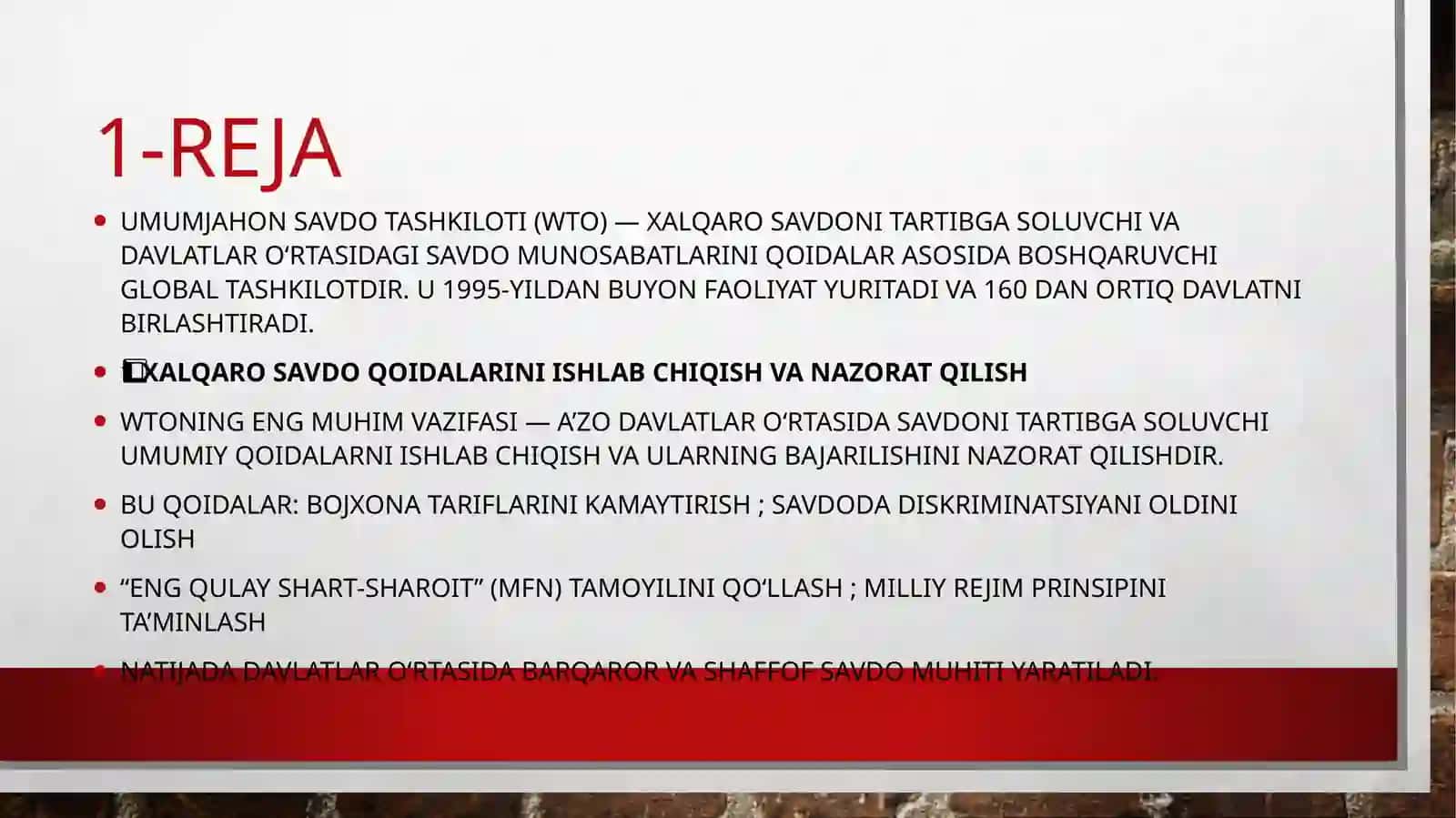 Umumjahon savdo tashkiloti 3