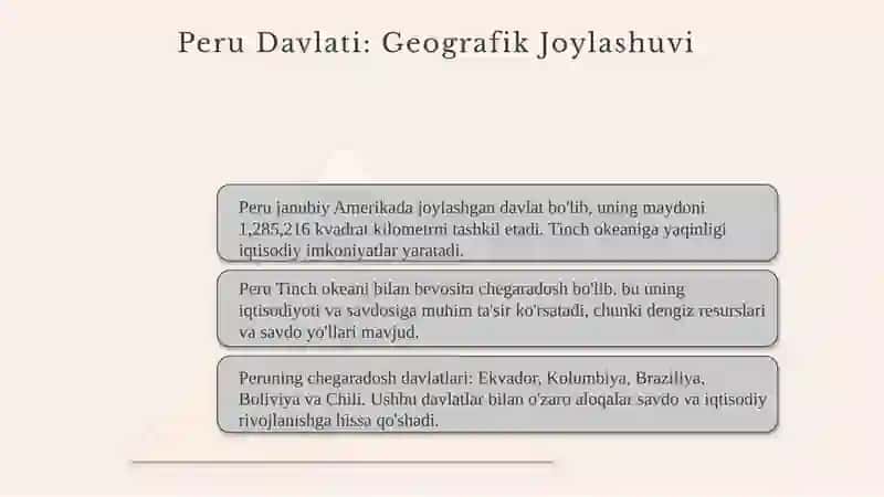 Peru davlat iqtisodiyoti haqida 3