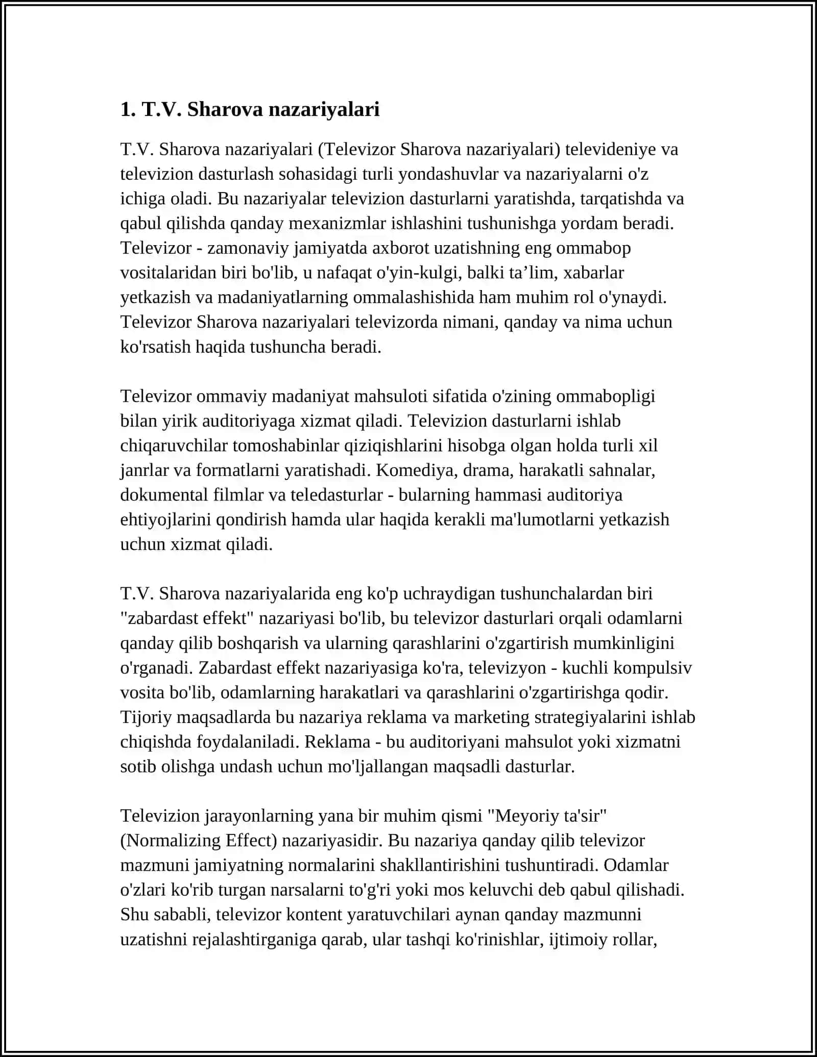 T.V. Sharova nazariyalari 3