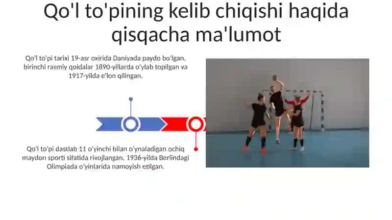 Gandbol oʻyinining kelib chiqishi va rivojlanish tarixi 3
