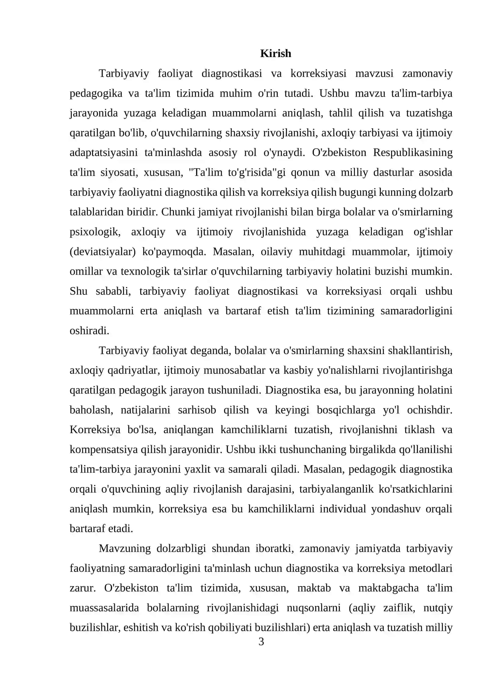 Tarbiyaviy faoliyat diagnostikasi va korreksiya 3