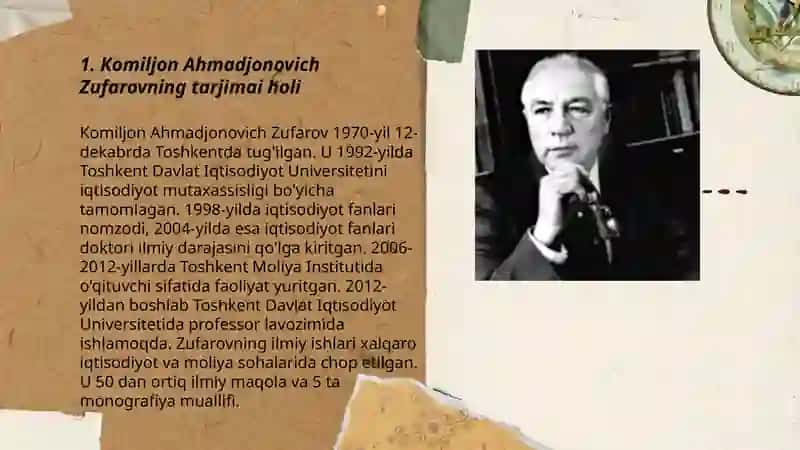 Komiljon Ahmadjonovich Zufarov 3